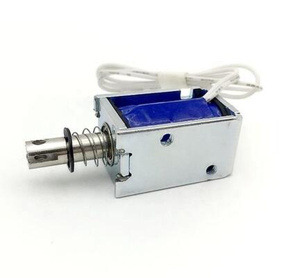 U1253 Ανοιχτού Πλαισίου Σολονοειδές 12mm Μακρύ Εγκεφαλικό Επεισόδιο Push Pull Σολονοειδές