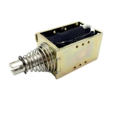 1U578 DC 12V 24V Δυνατό ανοικτό πλαίσιο σπρώξτε τράβηξε γραμμικό σολενοειδές με 10mm εγκεφαλικό