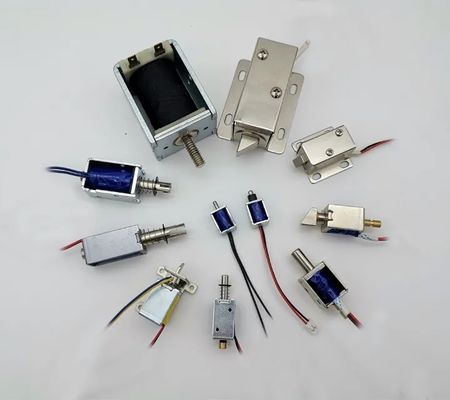 Αποδεκτό OEM/ODM Ηλεκτρομαγνήτης DC 0415-2 5V 6V 12V 24V 3mm Διαδρομή Μίνι Πιέσεως-Έλξεως