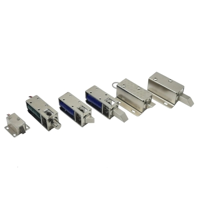1054-4b DC 12/24 Volt Μίνι Σοληνοειδής Κλειδαριά Push Pull Κανονικά Κλειστή για Ντουλάπι