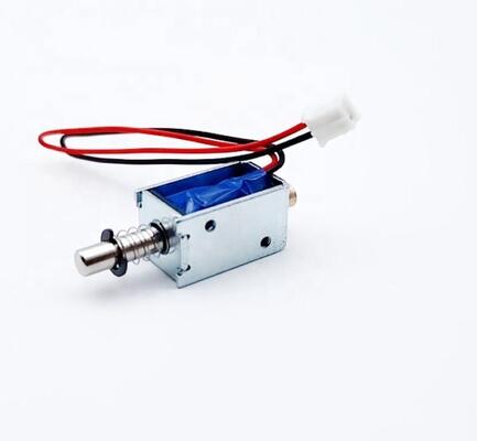 U1253 Ανοιχτού Πλαισίου Σολονοειδές 12mm Μακρύ Εγκεφαλικό Επεισόδιο Push Pull Σολονοειδές